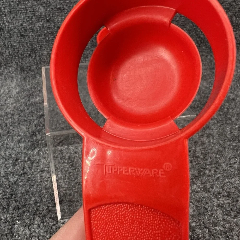 Vintage Tupperware Red Egg Separator #779